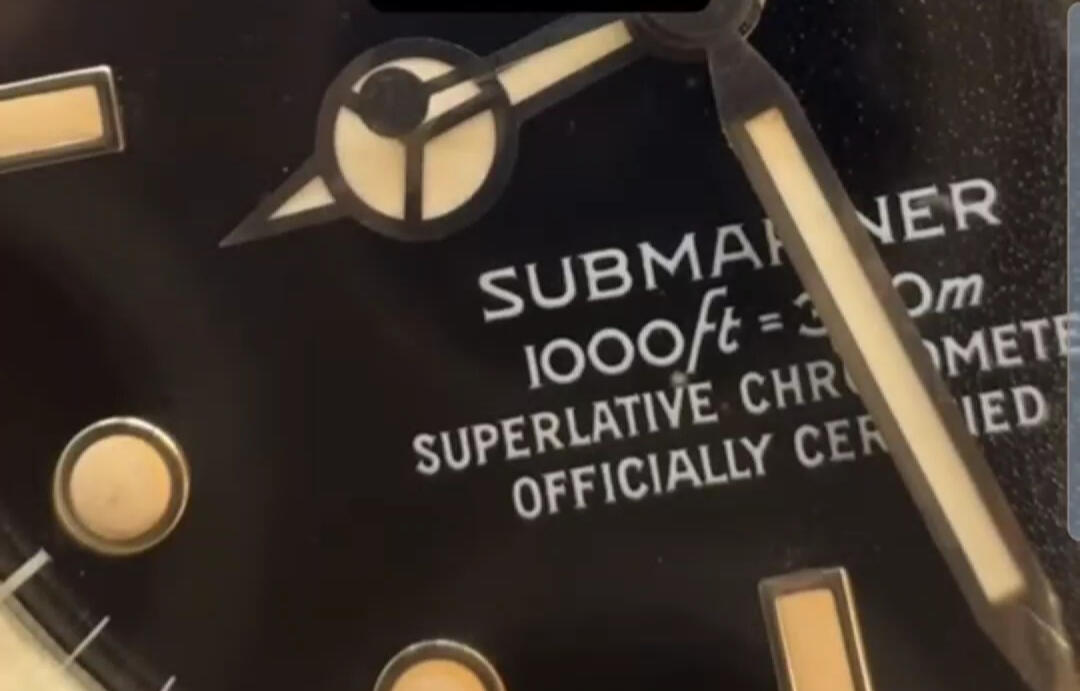 Le S de Submariner, si spécifique à la Zubmariner